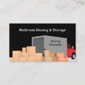 Moderne Visitekaartjes voor verplaatsen en opslaan (Voorkant)