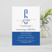 Moderne visitekaartjes voor zakelijke Jubilea Kaart (Staand voorkant)