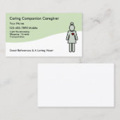 Moderne Visitekaartjes voor zorgverleners (Voorkant / Achterkant)