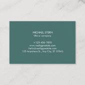 Moderne Visitenkarte mit QR-Code Visitekaartje (Achterkant)