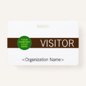Moderne "VISITOR"-badge Badge (Voorkant)