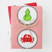 Moderne viskrabbendamemende ratten inpakpapier vel (In situ)