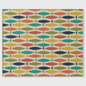 Moderne vispatronen uit de Mideeuw Cadeaupapier (Vlak)