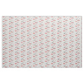 Moderne visretro roze stof (Fat Quarter)