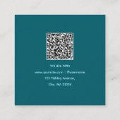 Moderne Visserij Visitekaartje met QR-code (Achterkant)