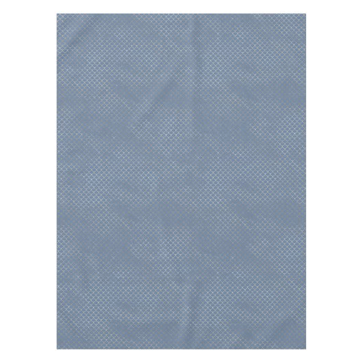 Moderne Vivid Gold Blue Zeemeermin schaalt ideeën Tafelkleed (Voorkant)