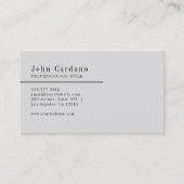 Moderne vlakte visitekaartje (Voorkant)