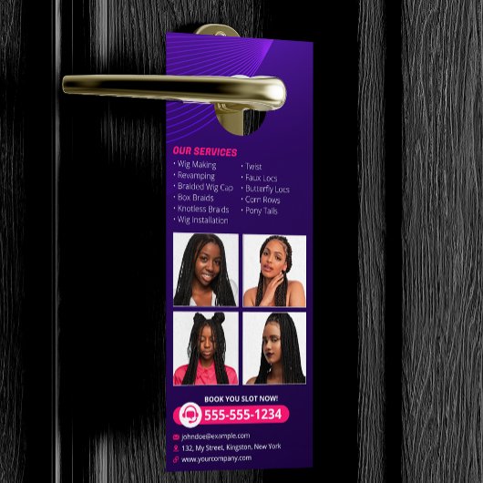 Moderne vlechtende Salon Haarextensies Vlechten Pr Deurhanger