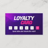 Moderne vlechtende Salon Haarextensies Vlechten Pr Klantenkaartje (Achterkant)