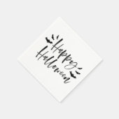 Moderne vleermuizen Happy Halloween Servet (Hoek)