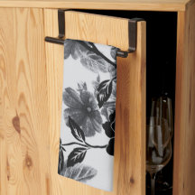 Moderne vlinder Floral Noir