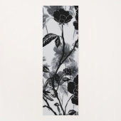 Moderne vlinder Floral Noir Yogamat (Voorkant)