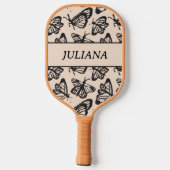 MODERNE VLINDER PICKLEBALL PADDLE (Achterkant)
