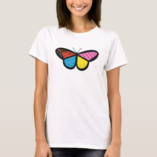Moderne vlinder T-shirt