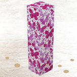 Moderne vlinder Waterverf Magenta Roze Wijn<br><div class="desc">Magenta roze en witte waterverf vlinderschilderij. Originele kunst van Nic Squirrell.</div>