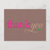 Moderne vlinderkleuren Dank u Briefkaart (Voorkant)