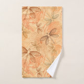 moderne  vlinders bad handdoek (Handdoek)