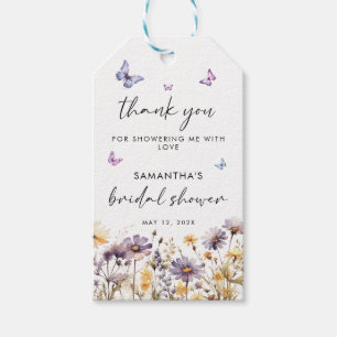 Moderne Vlinders Bruiloft Bridal Shower Welkom Bor Cadeaulabel