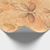 moderne  vlinders cadeaupapier (Hoek)