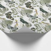 moderne  vlinders en libellen cadeaupapier (Hoek)