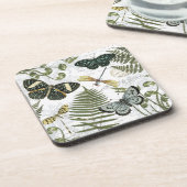 moderne  vlinders en libellen onderzetter (Linkerzijde)