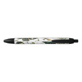 moderne vlinders en libellen zwarte inkt pen (Achterkant)