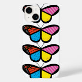 Moderne vlindertelefoonhoes Case-Mate iPhone case (Achterkant)