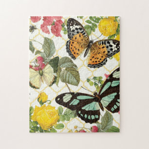 moderne  vlindertuin legpuzzel