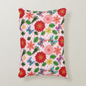 Moderne Vlindertuin Lente Bloemstuk  Accent Kussen (Voorkant(Verticaal))