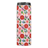 Moderne Vlindertuin Lente Bloemstuk  Thermosbeker (Achterkant)