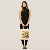 moderne vlindertuin tote bag (Voorkant (model))