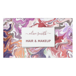 Moderne vloeibare kunst acryl naambadge