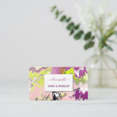 Moderne vloeibare kunst acryl visitekaartje (Staand voorkant)