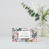 Moderne vloeibare kunst acryl visitekaartje (Staand voorkant)