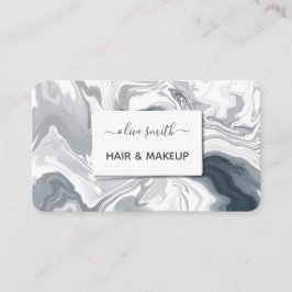 Moderne vloeibare kunst acryl visitekaartje