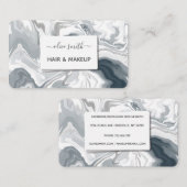 Moderne vloeibare kunst acryl visitekaartje (Voorkant / Achterkant)