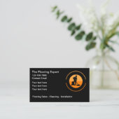 Moderne vloerdiensten Nieuwe Visitekaartjes (Staand voorkant)