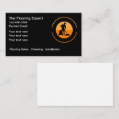 Moderne vloerdiensten Nieuwe Visitekaartjes (Voorkant / Achterkant)