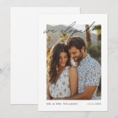 Moderne Vlucht Aankondiging | "We zijn Gevlucht" (Voorkant / Achterkant)