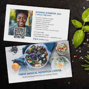 Moderne Voedingsdeskundige/Nutritionist QR-code So Visitekaartje