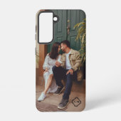 Moderne Voeg je eigen foto-monogrammen toe Samsung Galaxy Hoesje (Achterkant)