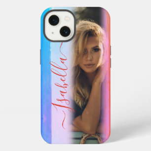 Moderne Voeg Je Eigen Foto Toe Aangepaste Naam Wat iPhone 13 Hoesje