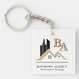 Moderne Voeg Uw Eigen Logo Toe Professionele Zwart Sleutelhanger