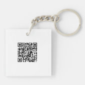 Moderne Voeg Uw Eigen Logo Toe Professionele Zwart Sleutelhanger (Achterkant)