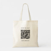Moderne Voeg Uw Eigen Logo Toe Professionele Zwart Tote Bag (Achterkant)