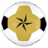 Moderne voetbal met stermerk en uniek ontwerp (Gedraaid)