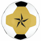 Moderne voetbal met stermerk en uniek ontwerp (Voorkant)