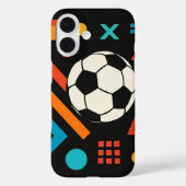 Moderne voetbalkunst Case-Mate iPhone case (Achterkant)