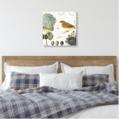 moderne vogel en nest canvas afdruk (Insitu (Slaapkamer))