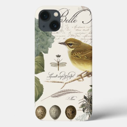 moderne vogel en nest Case-Mate iPhone case (Achterkant)